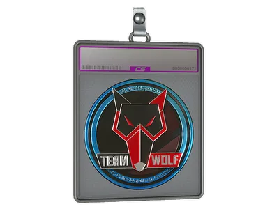 Sticker Slab | MTS GameGod Wolf (Foil) | Cologne 2014