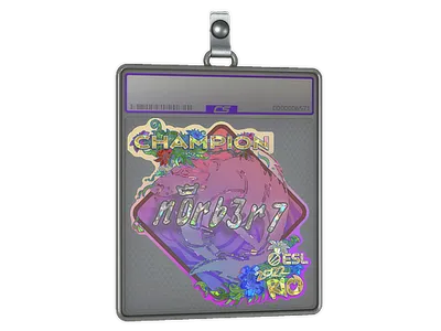 Sticker Slab | n0rb3r7 (Glitter, Champion) | Rio 2022