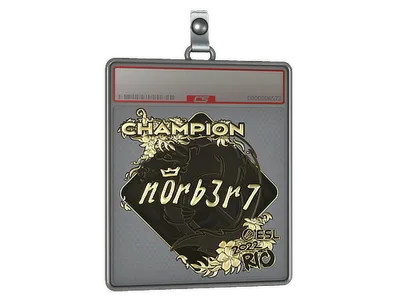 Sticker Slab | n0rb3r7 (Gold, Champion) | Rio 2022