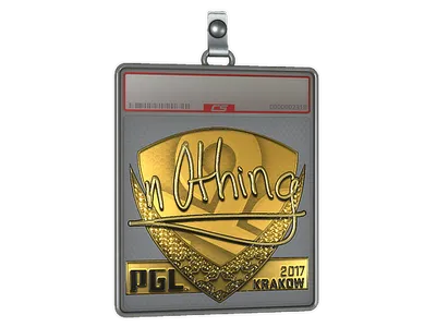 Sticker Slab | n0thing (Gold) | Krakow 2017