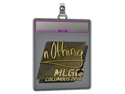 Sticker Slab | n0thing (Gold) | MLG Columbus 2016