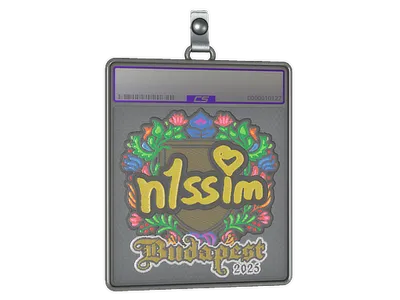 Sticker Slab | n1ssim (Embroidered) | Budapest 2025