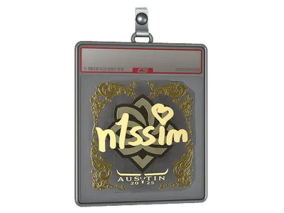 Sticker Slab | n1ssim (Gold) | Austin 2025