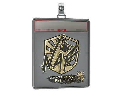 Sticker Slab | NAF (Gold) | Antwerp 2022