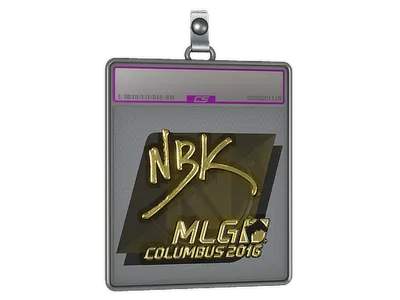 Sticker Slab | NBK- (Gold) | MLG Columbus 2016