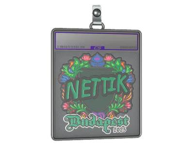 Sticker Slab | nettik (Embroidered) | Budapest 2025