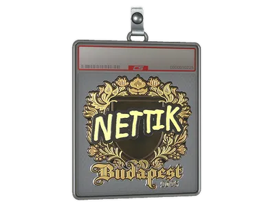 Sticker Slab | nettik (Gold) | Budapest 2025