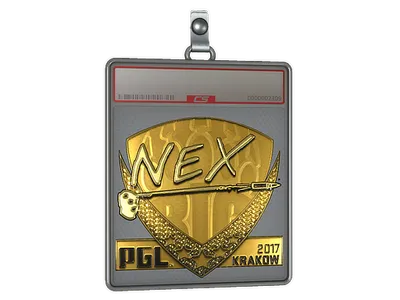 Sticker Slab | nex (Gold) | Krakow 2017