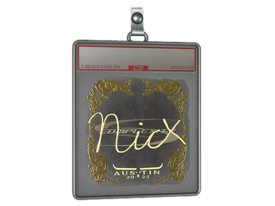 Sticker Slab | nicx (Gold) | Austin 2025