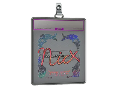 Sticker Slab | nicx (Holo) | Austin 2025