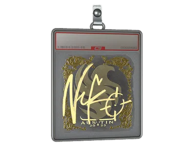 Sticker Slab | NiKo (Gold) | Austin 2025