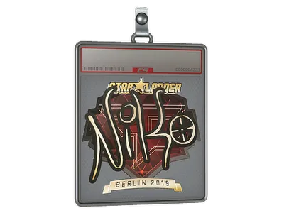 Sticker Slab | NiKo (Gold) | Berlin 2019