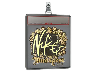 Sticker Slab | NiKo (Gold) | Budapest 2025