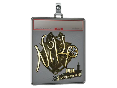 Sticker Slab | NiKo (Gold) | Stockholm 2021