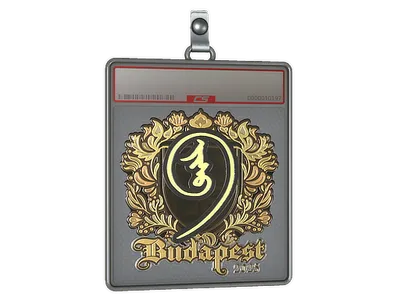 Sticker Slab | nin9 (Gold) | Budapest 2025