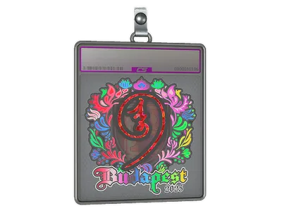 Sticker Slab | nin9 (Holo) | Budapest 2025