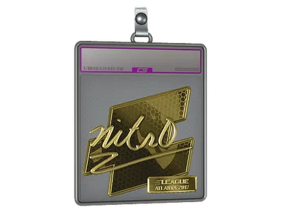 Sticker Slab | nitr0 (Gold) | Atlanta 2017