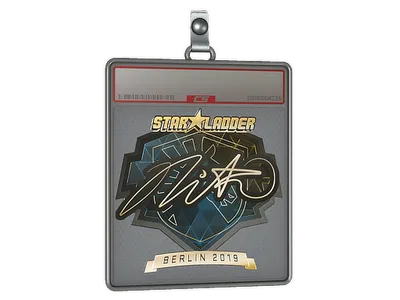 Sticker Slab | nitr0 (Gold) | Berlin 2019