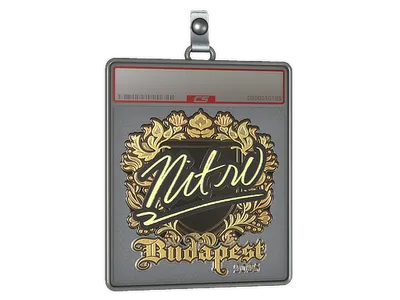 Sticker Slab | nitr0 (Gold) | Budapest 2025