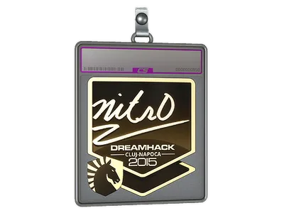 Sticker Slab | nitr0 (Gold) | Cluj-Napoca 2015