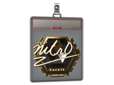 Sticker Slab | nitr0 (Gold) | London 2018