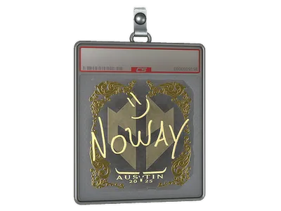 Sticker Slab | noway (Gold) | Austin 2025