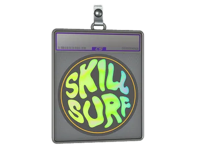 Sticker Slab | Ocean Sunset Skill Surf (Holo)