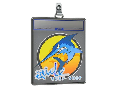 Sticker Slab | Ocean Sunset Stabbyfish