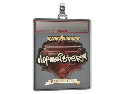 Sticker Slab | olofmeister (Gold) | Berlin 2019