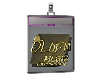 Sticker Slab | olofmeister (Gold) | MLG Columbus 2016