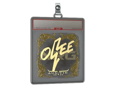 Sticker Slab | oSee (Gold) | Austin 2025
