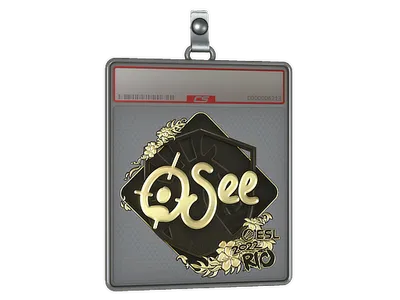 Sticker Slab | oSee (Gold) | Rio 2022