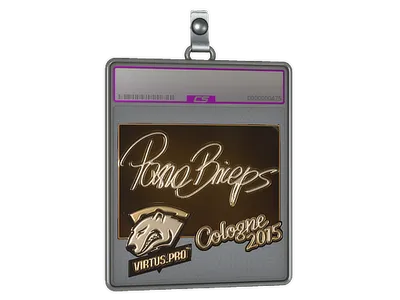 Sticker Slab | pashaBiceps (Gold) | Cologne 2015