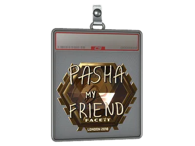 Sticker Slab | pashaBiceps (Gold) | London 2018