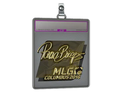 Sticker Slab | pashaBiceps (Gold) | MLG Columbus 2016