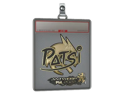 Sticker Slab | Patsi (Gold) | Antwerp 2022