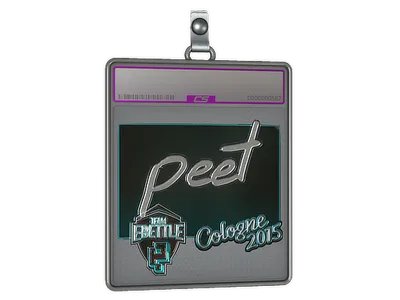 Sticker Slab | peet (Foil) | Cologne 2015