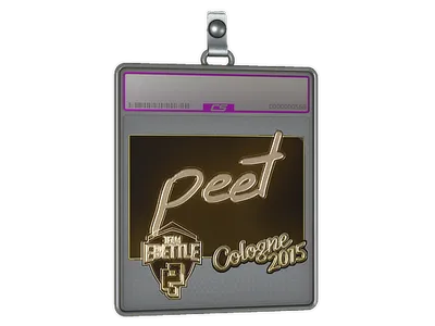 Sticker Slab | peet (Gold) | Cologne 2015