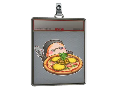 Sticker Slab | Pineapple On Pizza (Lenticular)