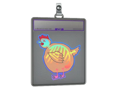 Sticker Slab | Poorly Drawn Chicken (Holo)