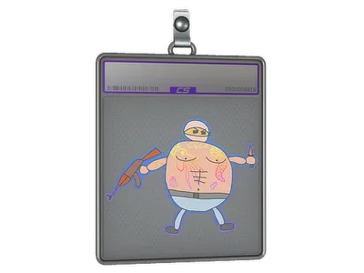 Sticker Slab | Poorly Drawn Terrorist (Holo)