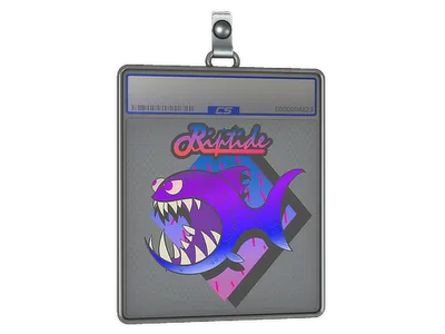 Sticker Slab | Purple Jaggyfish