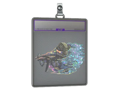 Sticker Slab | Pushing Smokes (Glitter)