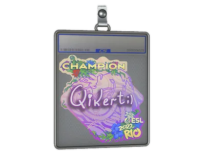 Sticker Slab | qikert (Champion) | Rio 2022
