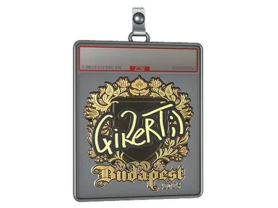 Sticker Slab | qikert (Gold) | Budapest 2025