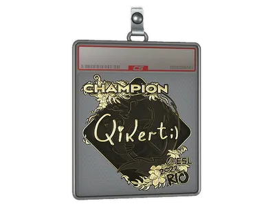 Sticker Slab | qikert (Gold, Champion) | Rio 2022