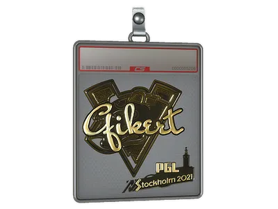 Sticker Slab | Qikert (Gold) | Stockholm 2021