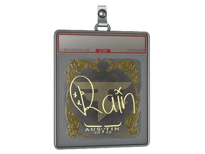 Sticker Slab | rain (Gold) | Austin 2025