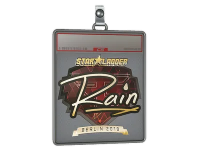 Sticker Slab | rain (Gold) | Berlin 2019