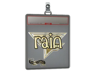 Sticker Slab | rain (Gold) | Paris 2023